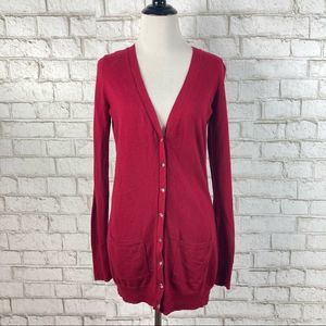 Express Rhinestone Button Cardigan Size Medium